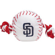 San Diego Padres Baseball Rope Dog Toy