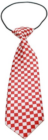 Checkered Dog Neck Tie