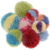 Furry Ball Dog Toy Medium