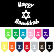 Happy Hanukkah Dog Bandana