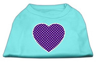 Purple Heart Polka Dot Dog Shirt