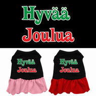 Hyvaa Joulua Dog Dress