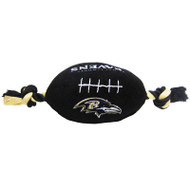 Baltimore Ravens Plush Football Dog Toy