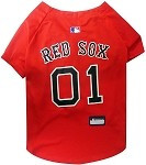 Boston Red Sox Baseball Dog Jersey