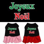 Joyeux Noel Dog Dress