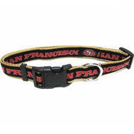 San Francisco 49ers Nylon Dog Collar