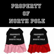 Property of North Pole Dog Dress