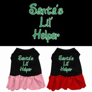 Santa's Lil' Helper Dog Dress