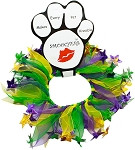 Mardi Gras Smoocher Decorative Dog Collar