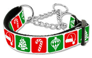 Timeless Christmas Martingale Dog Collar