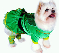 Leprechaun Girl Costume for Dogs (Size 5 (14" l x 18.5" - 20.5" g))