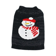 Midlee Winter Snowman Dog Sweater