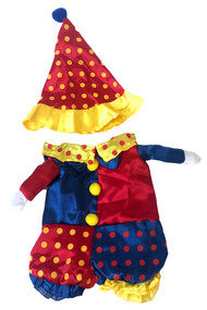 Midlee Clown Dog Costume