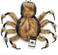 Zack & Zoey Fuzzy Brown Tarantula Costume for Dogs, 20" Large