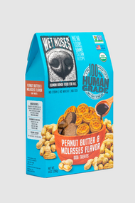Wet Noses Peanut Butter Molasses - 14 oz- All Natural Dog Treats - No Filler -