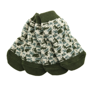 Doggie Design Non-Skid Dog Socks - Green Camo