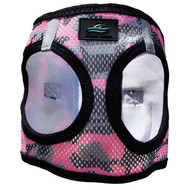 Doggie Design American River Dog Harness Camouflage Collection-Pink