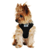 Doggie Design Wrap and Snap Choke Free Dog Harness - Black