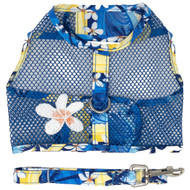 Doggie Design Cool Mesh Dog Harness with Leash - Catching Waves