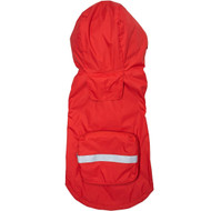 Doggie Design Packable Raincoat - Red