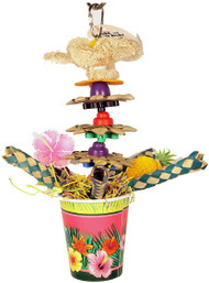AE Cage Company Happy Beaks Tropical Punch Cocktail Bird Toy