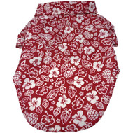 Doggie Design Hawaiian Camp Shirt - Aloha Red