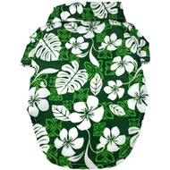 Doggie Design Hawaiian Camp Shirt - Tropical Green