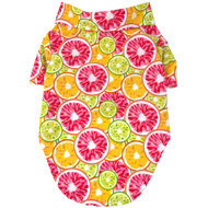Doggie Design Hawaiian Camp Shirt - Citrus Slice