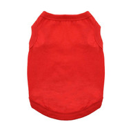 Doggie Design 100% Cotton Dog Tank - Flame Scarlet Red
