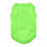 Doggie Design 100% Cotton Dog Tank - Green Flash