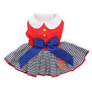 Doggie Design Sailor Girl Dress with Matching Leash