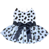 Doggie Design Blackberries Dog Dress with Matching Leash