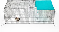 Midlee Outdoor Playpen Chicken Small Animal Backyard Enclosure Quarantine Pen Large Shade Tent