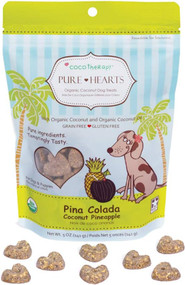 Cocotherapy Pure Hearts Coconut Cookies – Pina Colada (Pineapple Coconut), (1 Pouch), 5 Oz.