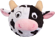 fabdog Cow faball Squeaky Dog Toy (Medium)