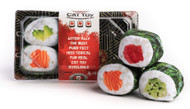 Fabcat Sushi Tray with 6 Sushi Rolls Interactive Cat Toys