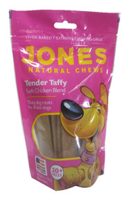 Jones Natural Chews Chicken Tender Taffy Dog Treat, 8oz