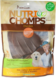 Nutri Chomps Pig Ear Shaped Dog Treat Chicken Flavor