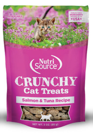 NutriSource Salmon & Tuna Crunchy Cat Treats - 3 Oz