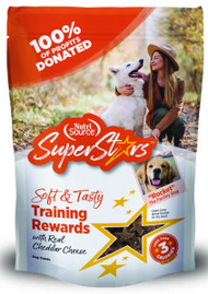 NutriSource Superstars Soft & Tasty Cheddar Cheese Training Rewards Dog Treats - 16 Oz