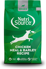 NutriSource Chicken Meal and Barley Recipe Dry Dog Food - 30 Lb