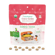 CocoTherapy Coco-Gems Training Treats Cranberry + Coconut - Organic Training Treat for dogs (5 oz)
