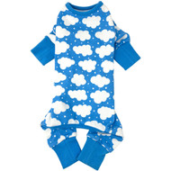 Doggie Design CuddlePup Fluffy Clouds Dog Pajama - Blue