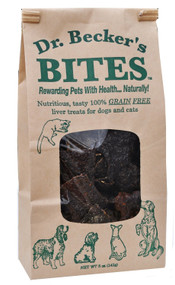 Dr. Becker's Bites Grain Free Beef Liver Treats For Dogs & Cats, 5 oz