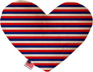 Mirage Pet Products Patriotic Stripes 8 inch Heart Dog Toy