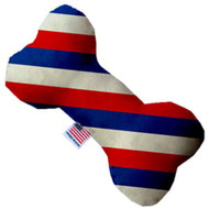 Mirage Pet Products Patriotic Stripes 8 inch Bone Dog Toy