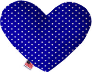 Mirage Pet Products Blue Stars 8 inch Heart Dog Toy