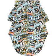 Doggie Design Hawaiian Camp Shirt - Camping Adventure