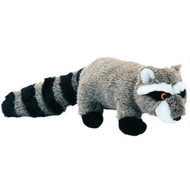 Petlou Medium Plush Raccoon Dog Chew Toy - 8"