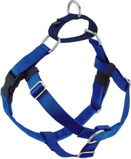 2 Hounds Design Freedom No Pull Dog Harness | Adjustable Gentle Comfortable Control for Easy Dog Walking |for Small Medium and Large Dogs | Made in USA | 5/8" SM Royal Blue